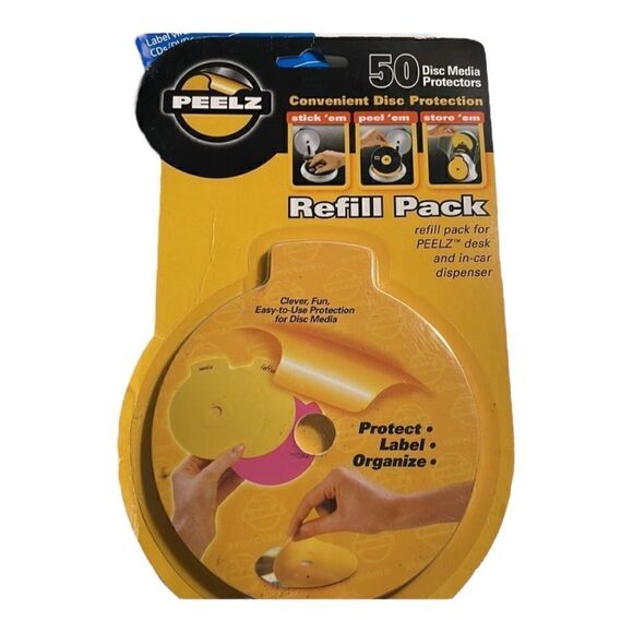 50 Peelz Disk Media Protectors- NEW - Picture 1 of 2